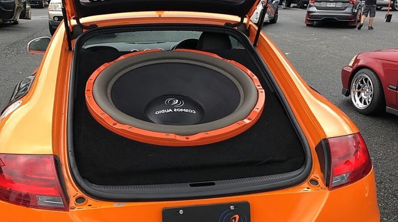 audio system in the trunk