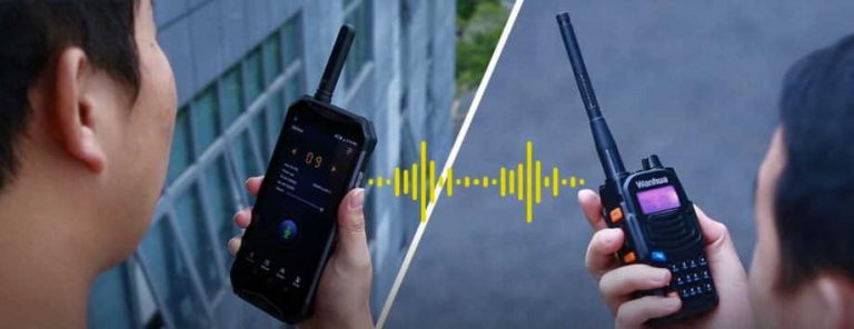 how far does the walkie talkie app work